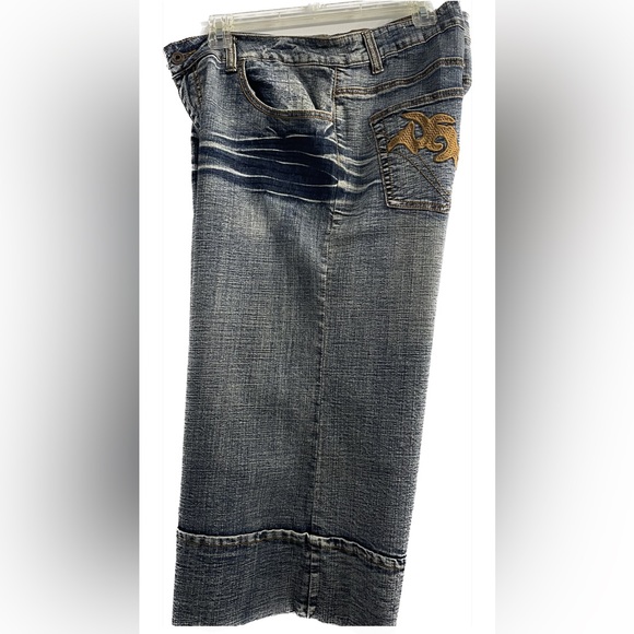 Women’s Design Back Denim Capri Pants      Size 15/16 - Picture 4 of 8